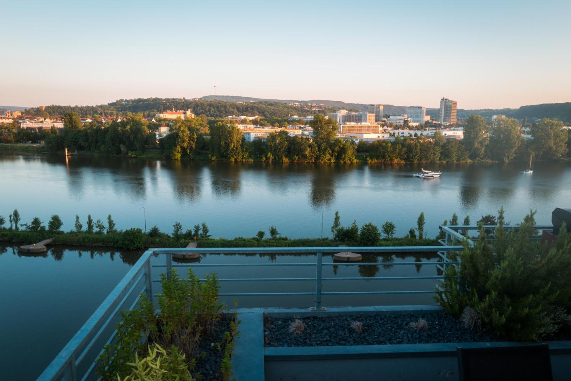 Penthouse Wohnung Mit Schoenem Moselblick In Metternich Koblenz  Exterior photo